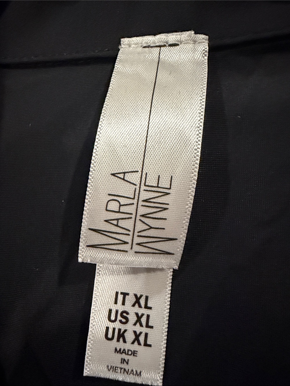 Marla Wynn Black Lightweight Button-Front Shirt Shirt - Picture 4 of 4